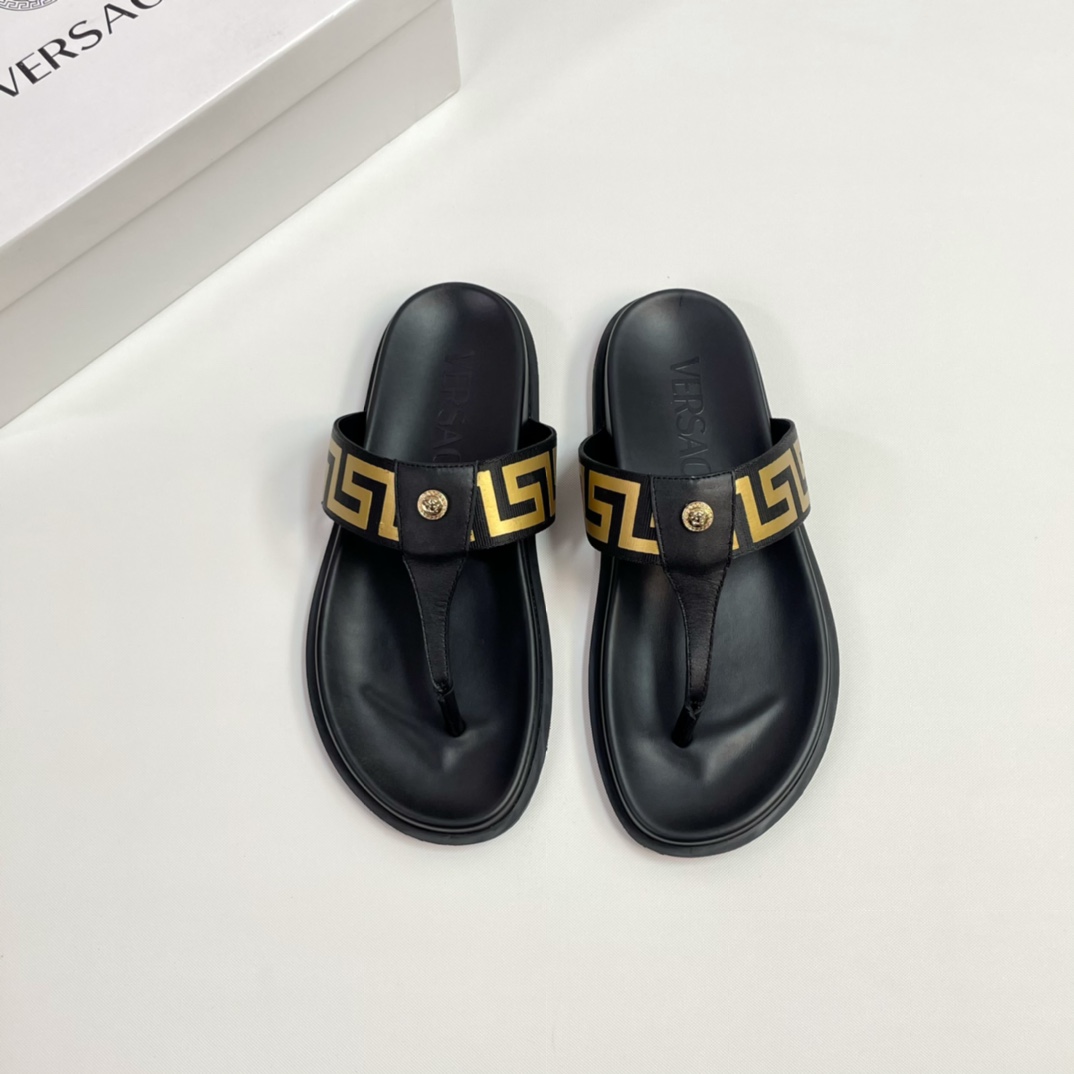 [VERSACE - Versace] P: Tamaño 38-45 top generación de compra de los hombres de primavera y verano za