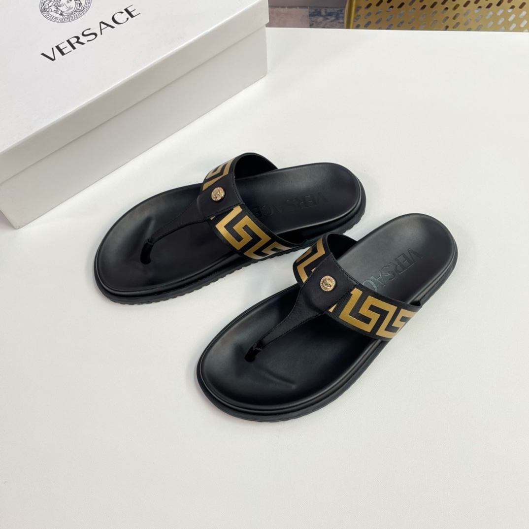 [VERSACE - Versace] P: Tamaño 38-45 top generación de compra de los hombres de primavera y verano za