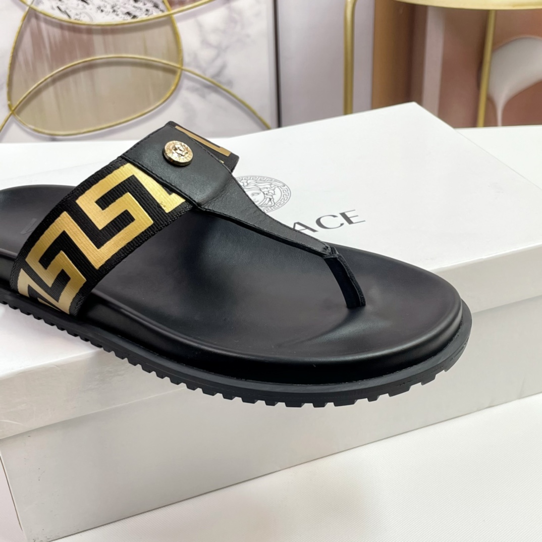 [VERSACE - Versace] P: Tamaño 38-45 top generación de compra de los hombres de primavera y verano za