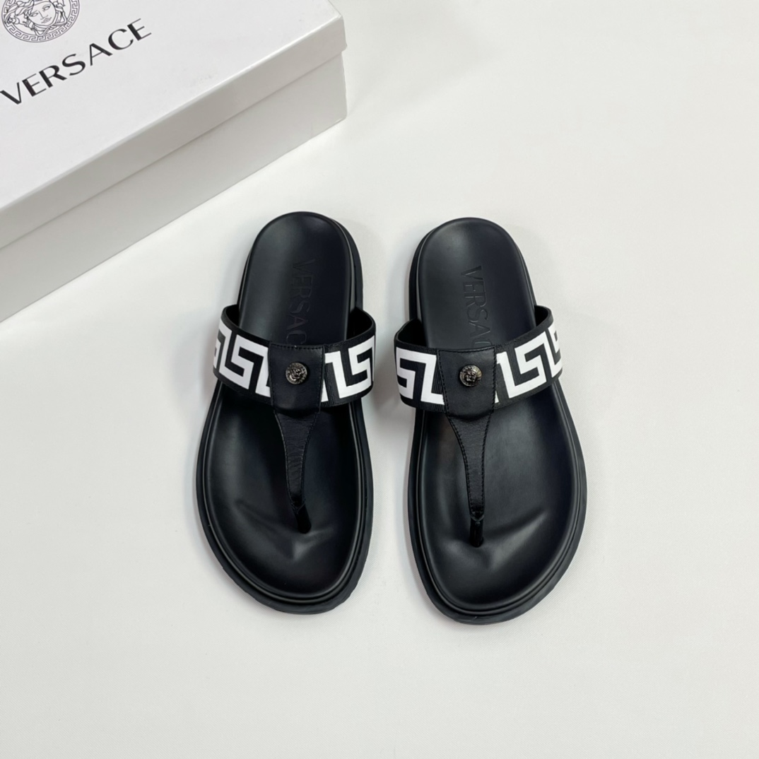 [VERSACE - Versace] P: Tamaño 38-45 top generación de compra de los hombres de primavera y verano za