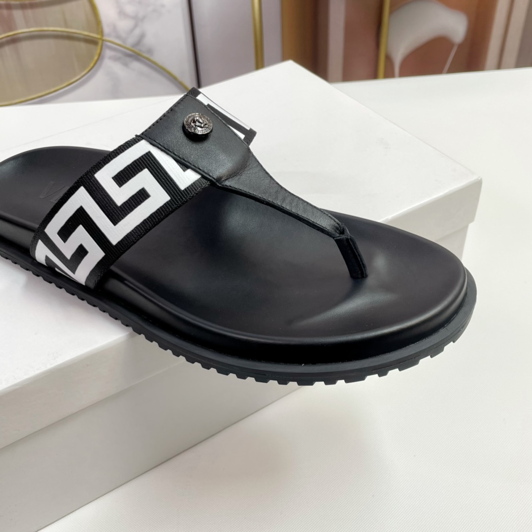 [VERSACE - Versace] P: Tamaño 38-45 top generación de compra de los hombres de primavera y verano za