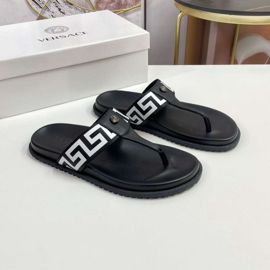 [VERSACE - Versace] P: Tamaño 38-45 top generación de compra de los hombres de primavera y verano za