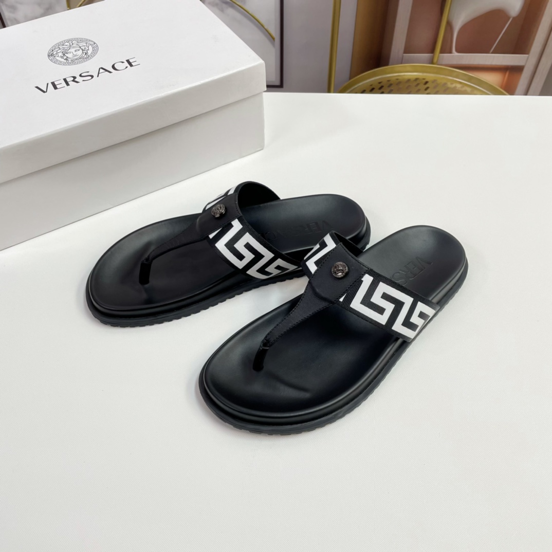[VERSACE - Versace] P: Tamaño 38-45 top generación de compra de los hombres de primavera y verano za