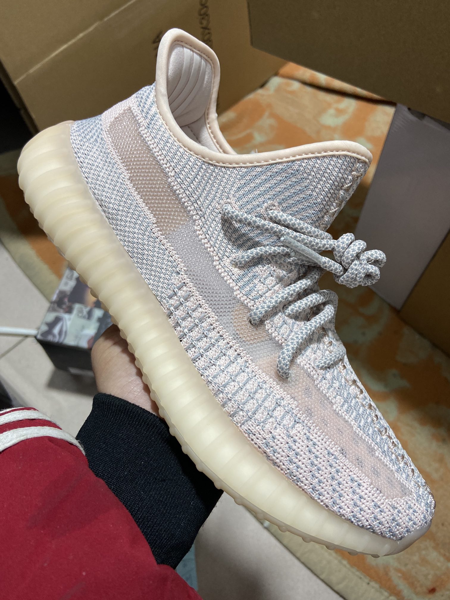 Yeezy350银粉天使鞋码36-4