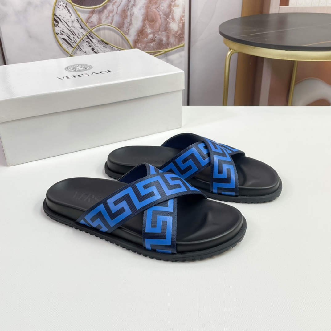[VERSACE - Versace] P: Tamaño 38-45 top generación de compra de los hombres de primavera y verano za