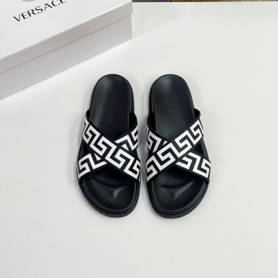 [VERSACE - Versace] P: Tamaño 38-45 top generación de compra de los hombres de primavera y verano za