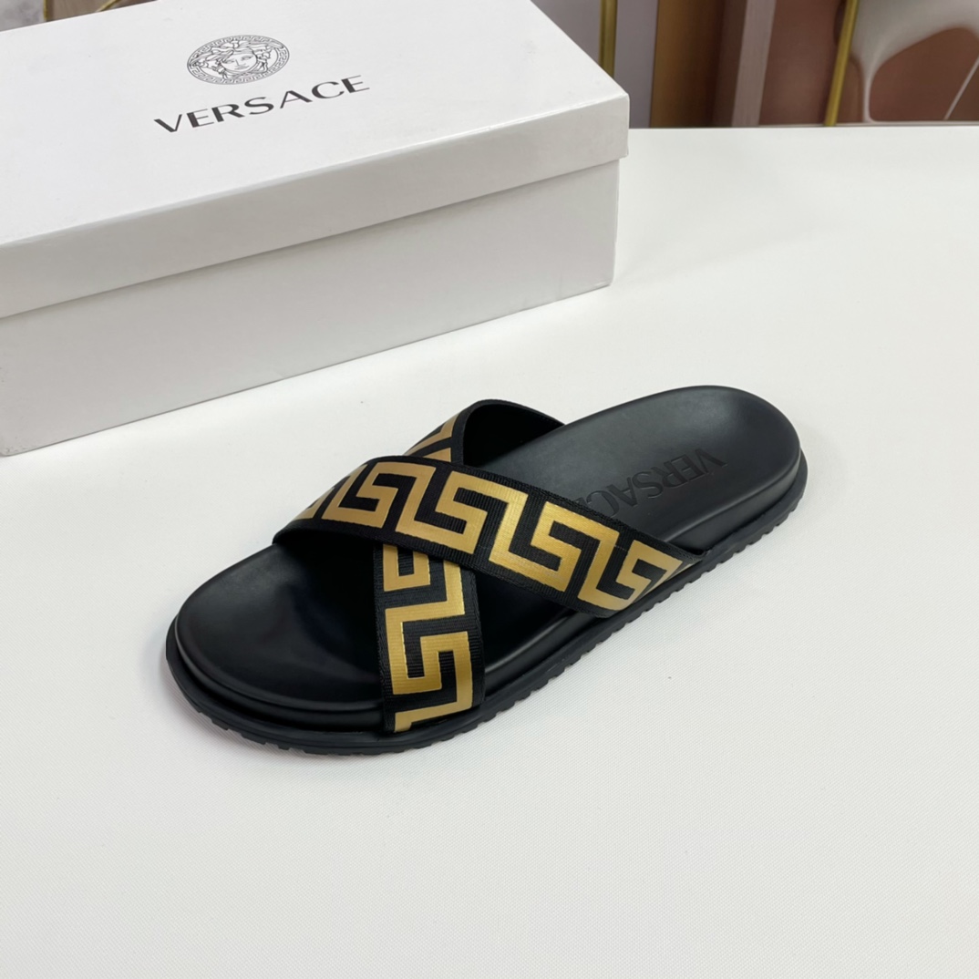 [VERSACE - Versace] P: Tamaño 38-45 top generación de compra de los hombres de primavera y verano za