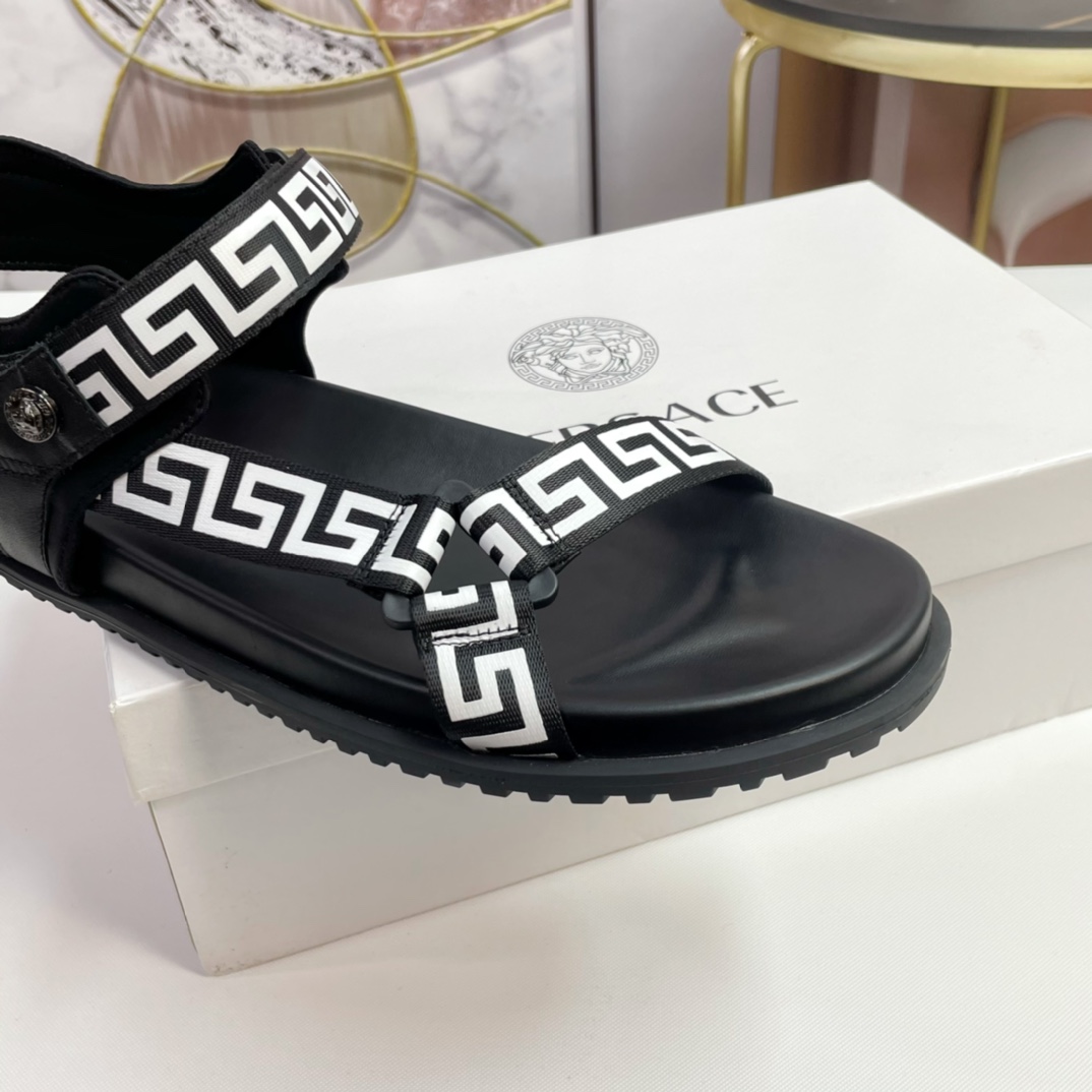 [VERSACE - Versace] P: Tamaño 38-45 top generación de compra de los hombres de primavera y verano za