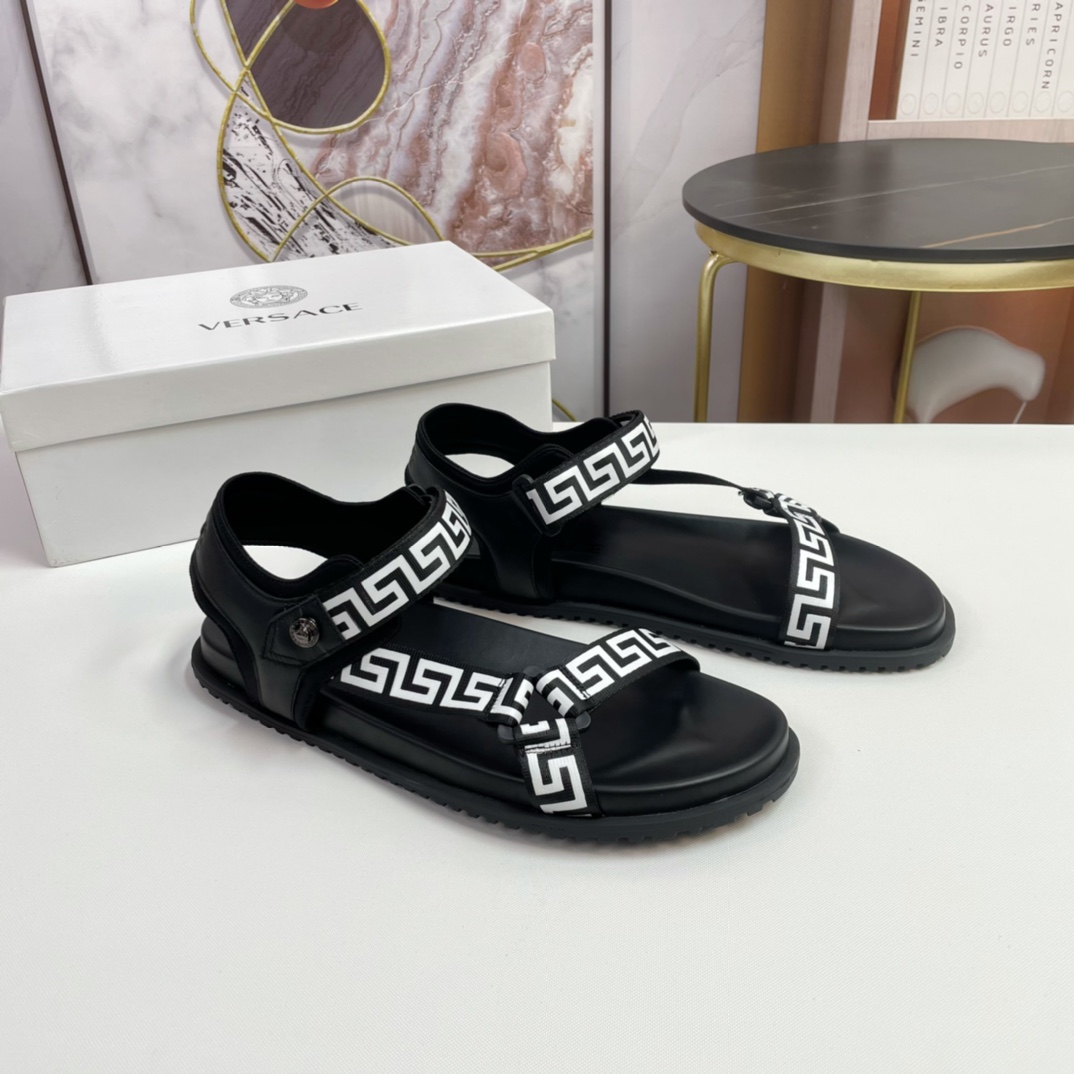 [VERSACE - Versace] P: Tamaño 38-45 top generación de compra de los hombres de primavera y verano za