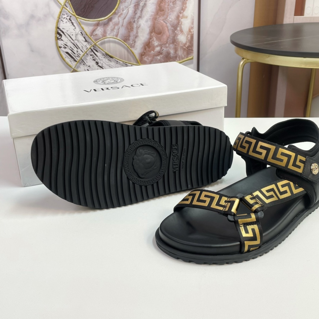 [VERSACE - Versace] P: Tamaño 38-45 top generación de compra de los hombres de primavera y verano za
