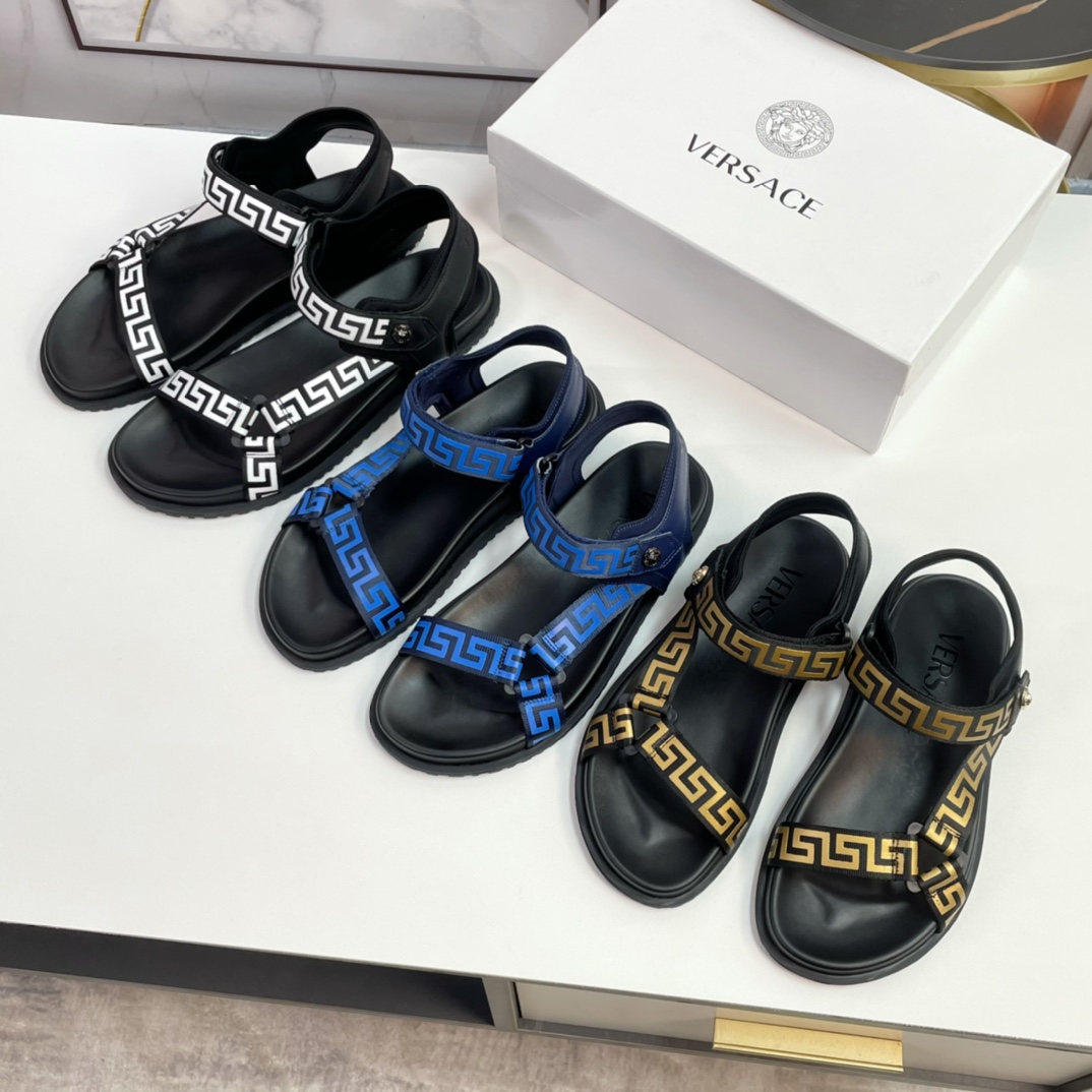[VERSACE - Versace] P: Tamaño 38-45 top generación de compra de los hombres de primavera y verano za