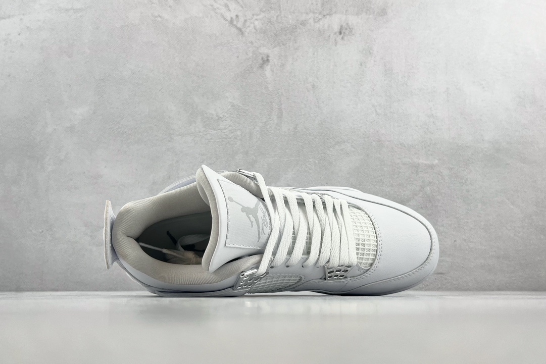 Air Jordan 4 Retro “Pure Money” 白银 308497-100