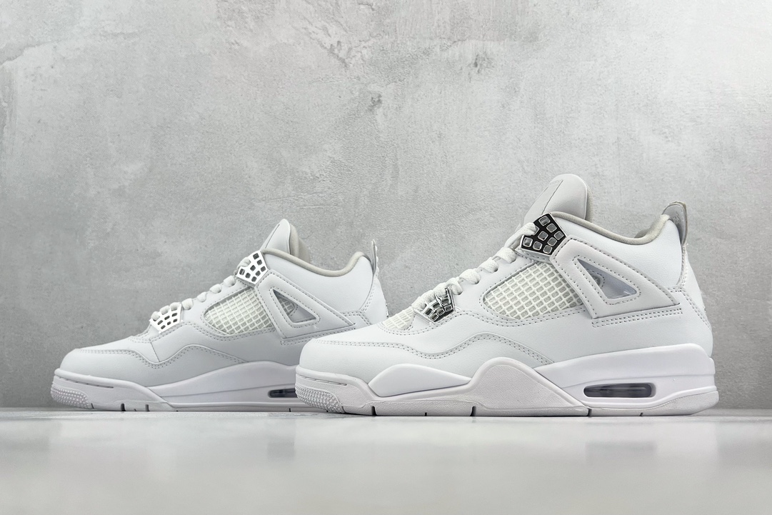 Air Jordan 4 Retro “Pure Money” 白银 308497-100
