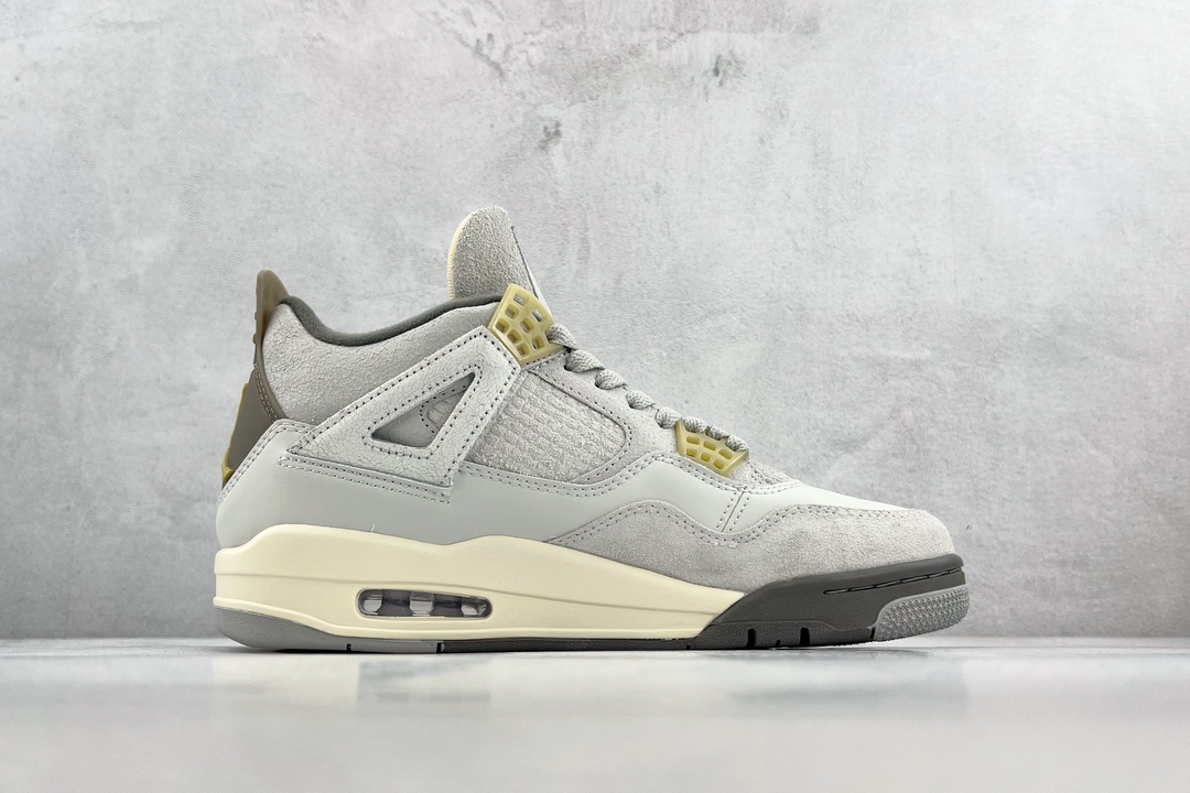 280 Air Jordan 4 Retro 灰兔子 绿X版师亲自操刀DV3742-021