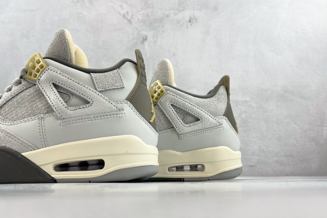 280 Air Jordan 4 Retro 灰兔子 绿X版师亲自操刀DV3742-021