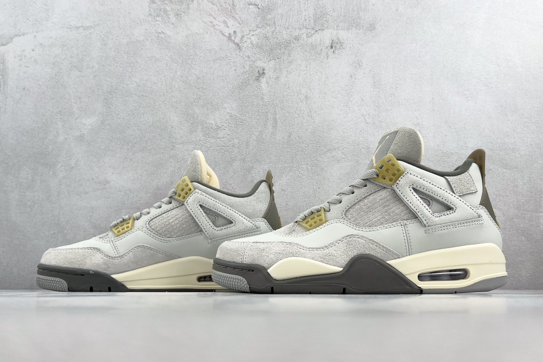 280 Air Jordan 4 Retro 灰兔子 绿X版师亲自操刀DV3742-021