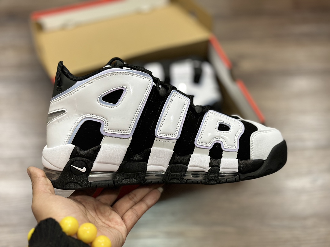 260 Nike Air More Uptempo皮蓬 全掌气垫复古篮球鞋 DZ8955-001