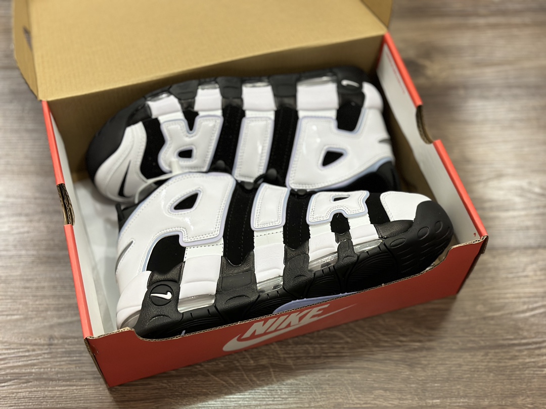 260 Nike Air More Uptempo皮蓬 全掌气垫复古篮球鞋 DZ8955-001