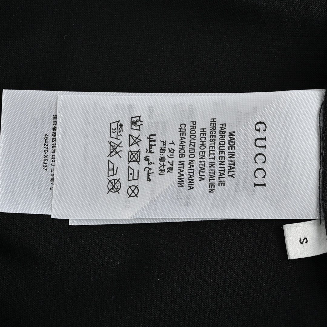 Gucci/古驰 经典双G互扣印花短袖