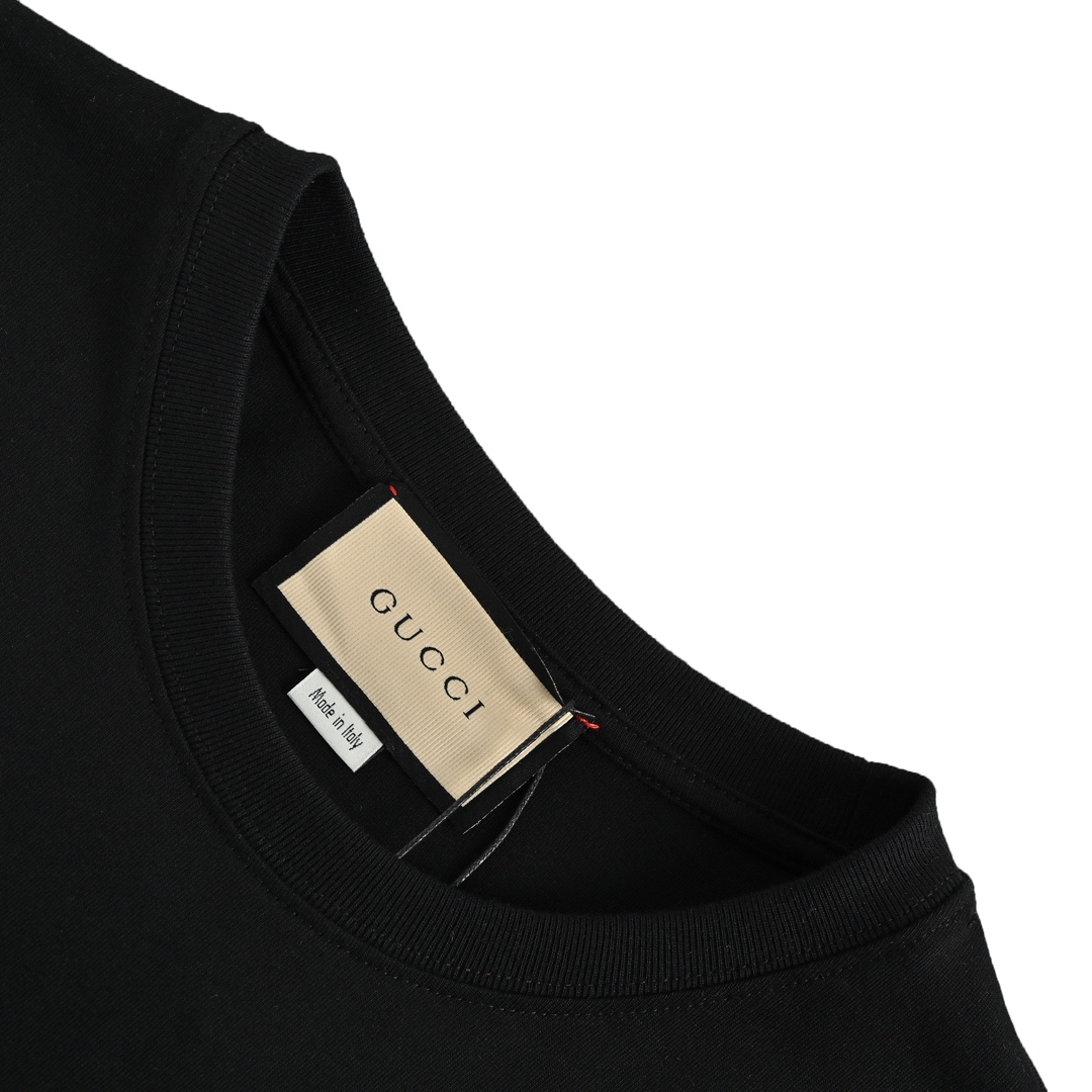 Gucci/古驰 经典双G互扣印花短袖