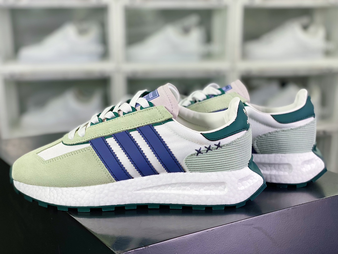 Originals Retropy Boost E5 Series Retro Racing ”Matcha Light Green White Purple” IE1925