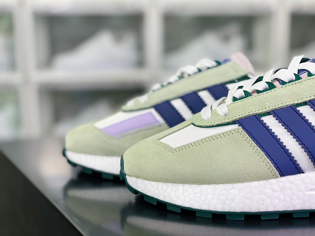 Originals Retropy Boost E5 Series Retro Racing ”Matcha Light Green White Purple” IE1925