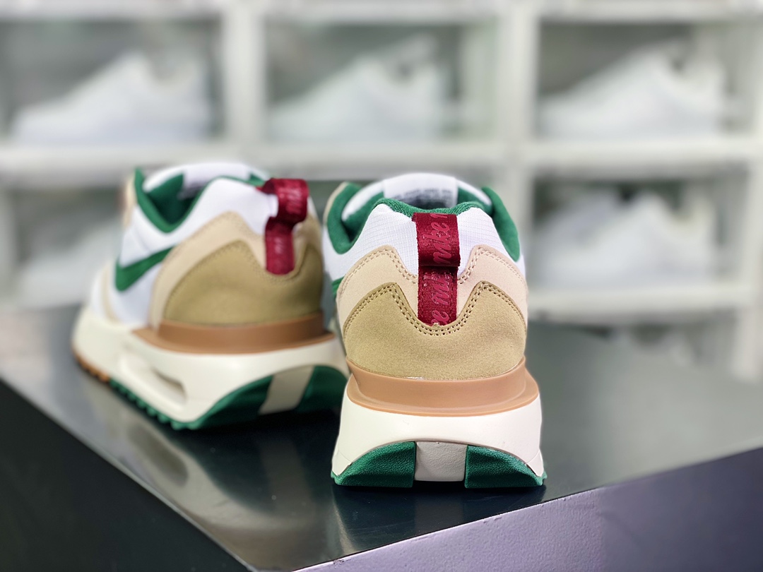 160 Air Max Dawn”Sail Gorge Green”黎明系列低帮“米白棕深绿”FB7158-131