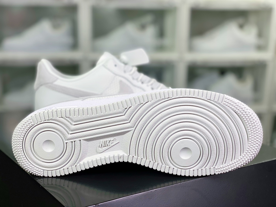 220 Air Sole气垫【耐克Nike】 Air Force 1’07 Low”Haze Grey/Bone”空军一号经“皮革雾霾灰骨白”DX5590-100