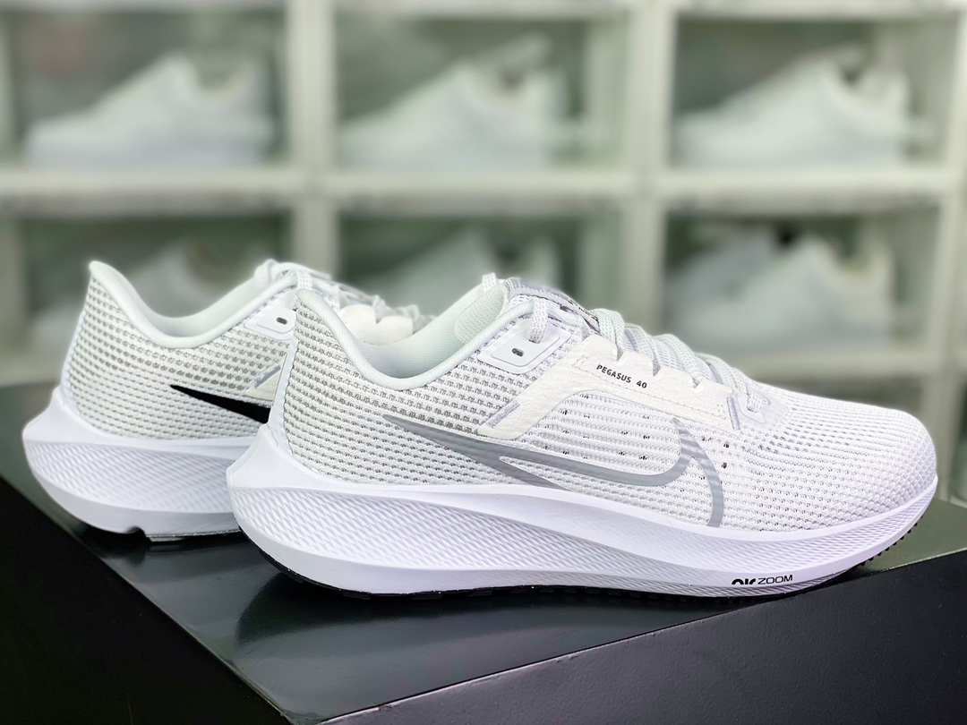 200 Air Zoom Pegasus 40”White/Black/Grey”40代超级飞马涡轮慢跑鞋“网织白黑灰”DV3853-102