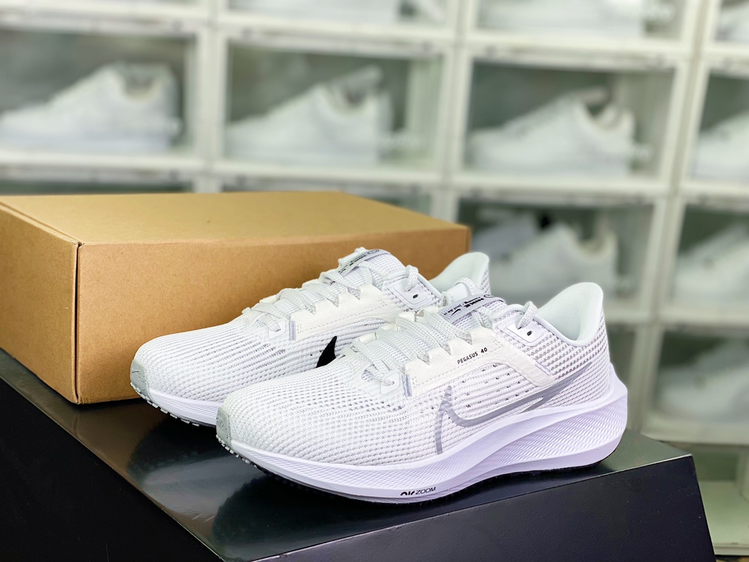 200 Air Zoom Pegasus 40”White/Black/Grey”40代超级飞马涡轮慢跑鞋“网织白黑灰”DV3853-102