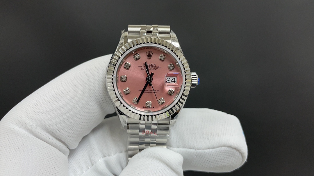 Rolex calidad de los espejo
 Reloj Rosa Blanco