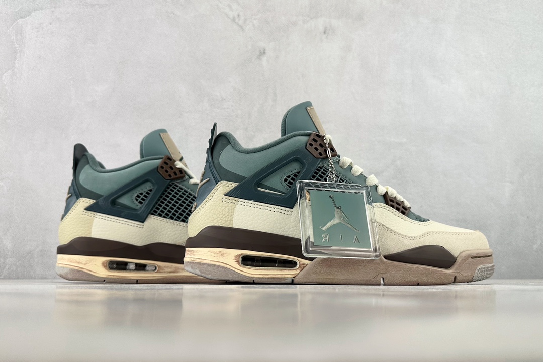 280 独家定制色 「卡比兽 Snorlax」主题 Air Jordan 4 Retro 球鞋定制设计师 DR5415-103