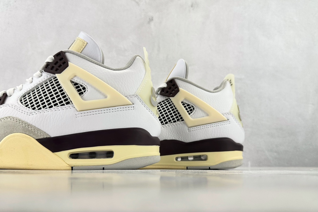 定制色 Air Jordan 4 Retro x A Ma Maniére 米白灰 DH3434-110