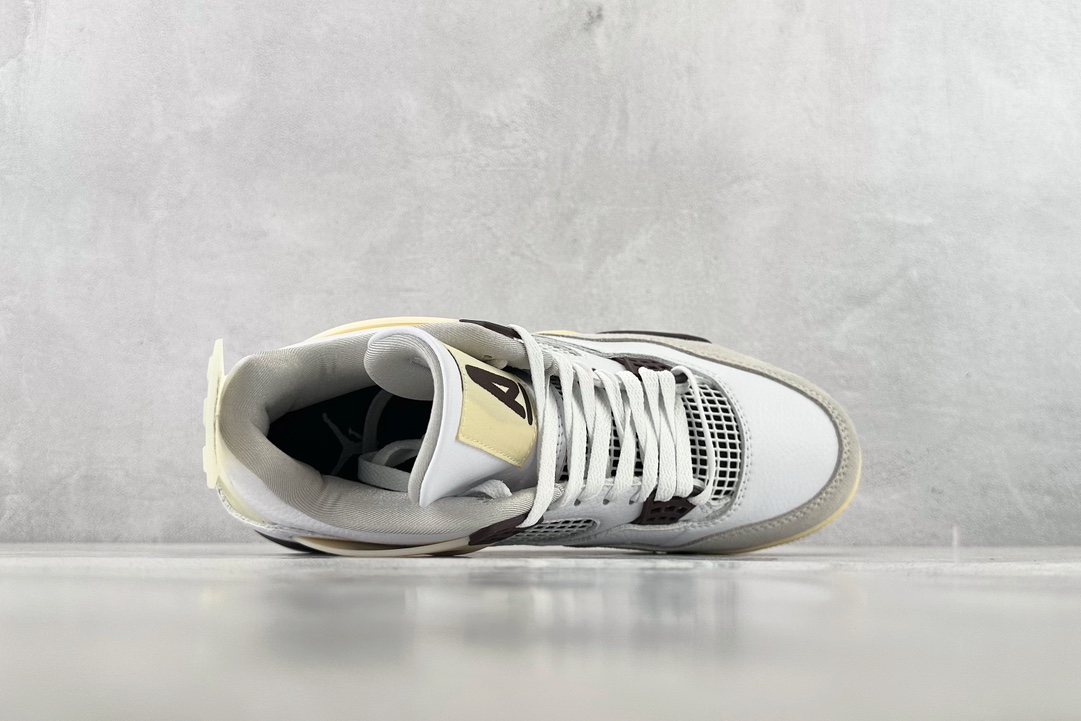 定制色 Air Jordan 4 Retro x A Ma Maniére 米白灰 DH3434-110