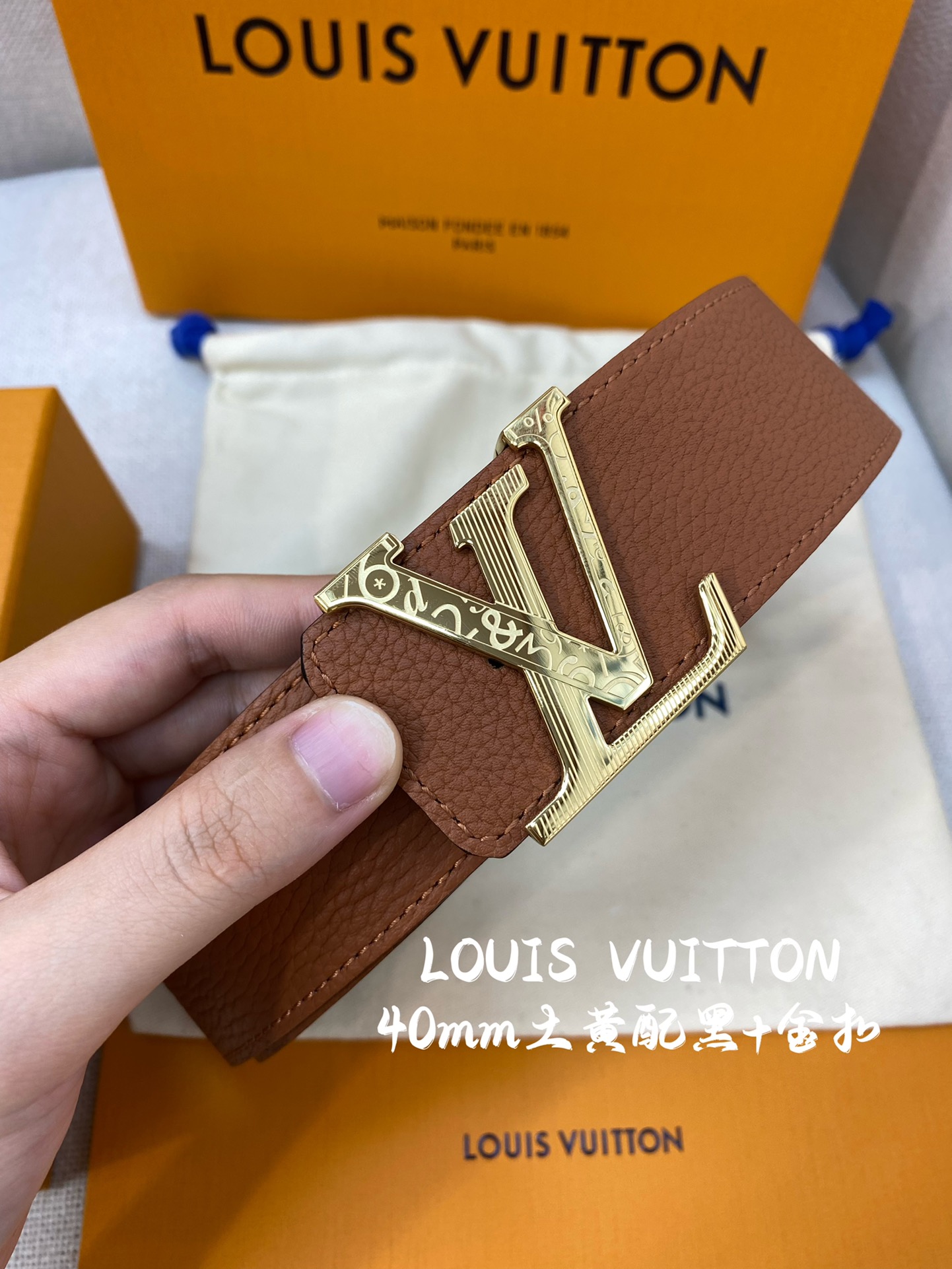LV代工厂货品4.0宽度可验货正品一