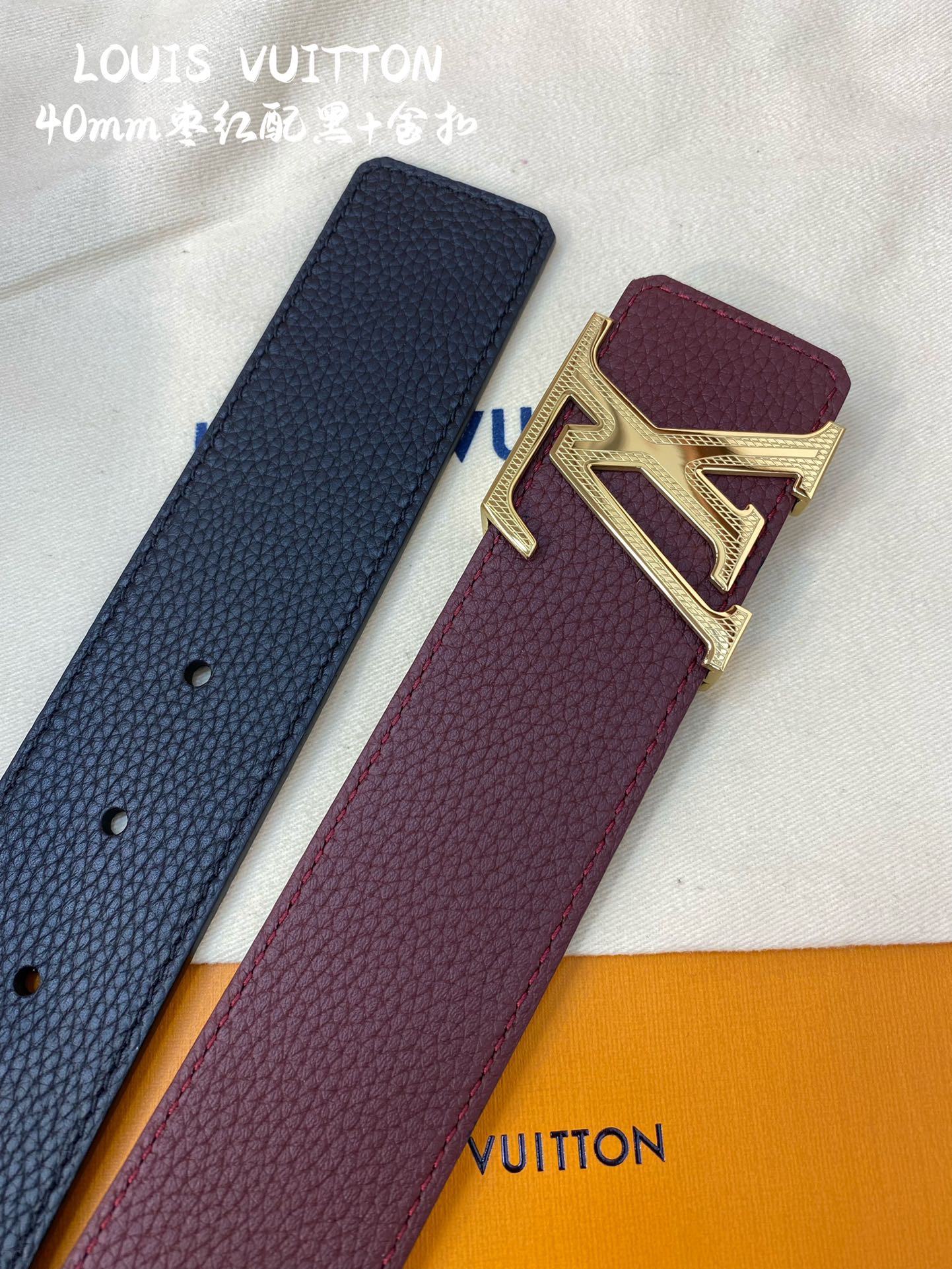 LV代工厂货品4.0宽度可验货正品一