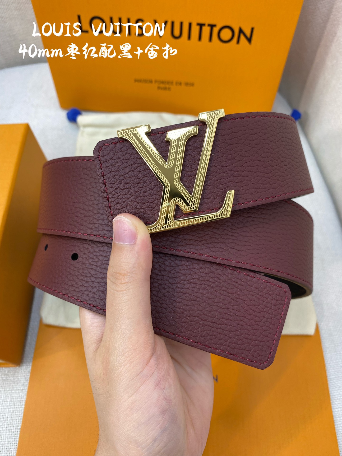 LV代工厂货品4.0宽度可验货正品一