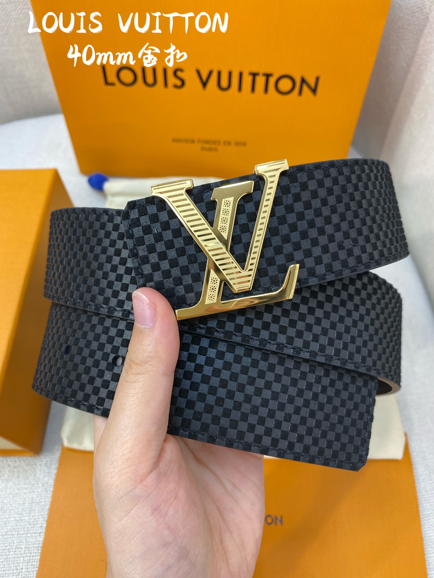 LV代工厂货品4.0宽度可验货正品一