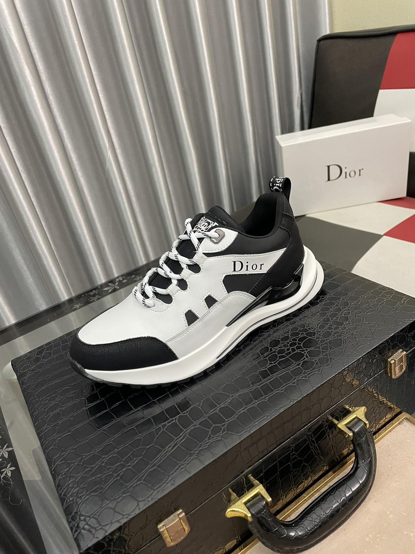 Dior Shoes Sneakers White Rubber Sweatpants