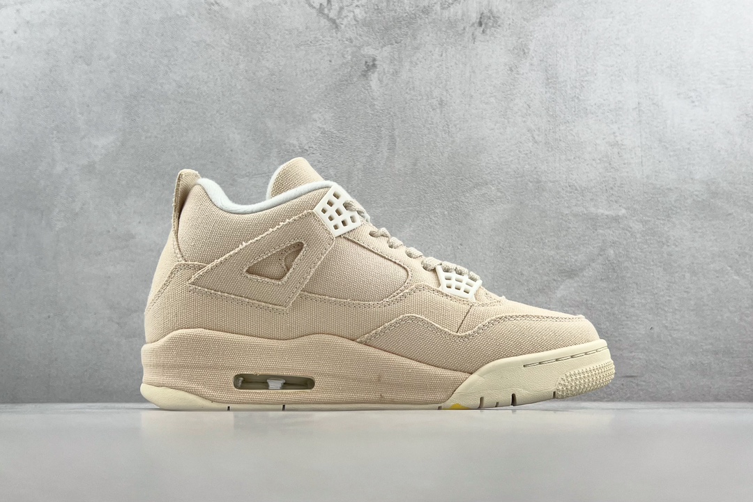 280 Air Jordan 4 Retro “Sail” 小Levi‘s 绿X版师亲自操刀 DQ4909-100