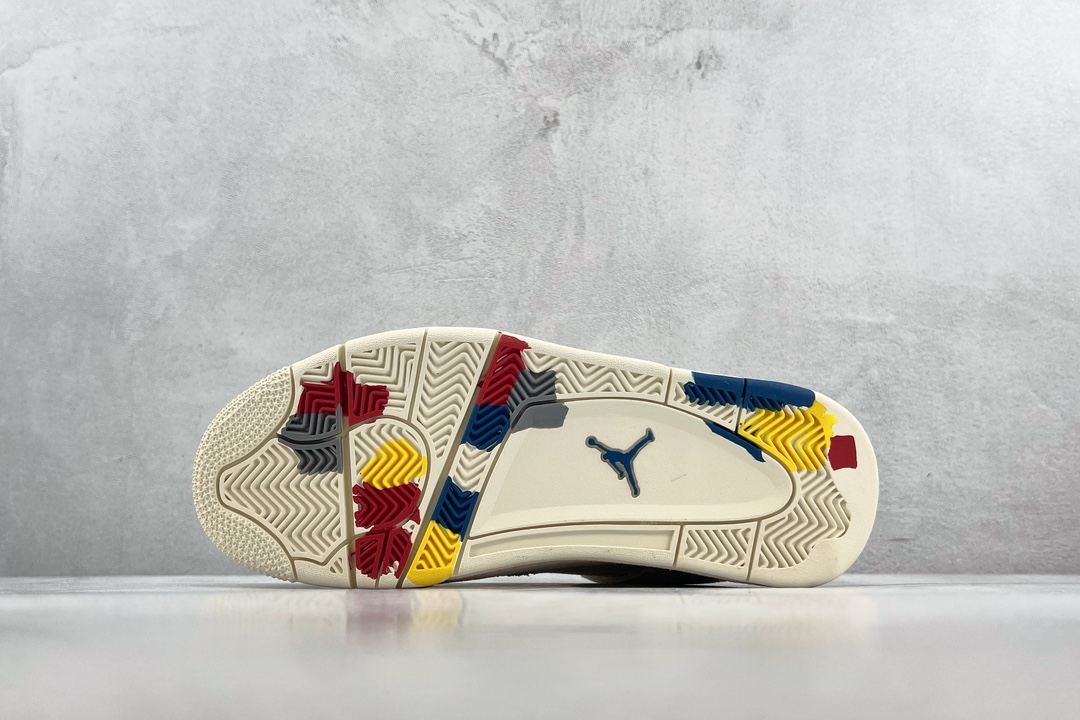 280 Air Jordan 4 Retro “Sail” 小Levi‘s 绿X版师亲自操刀 DQ4909-100
