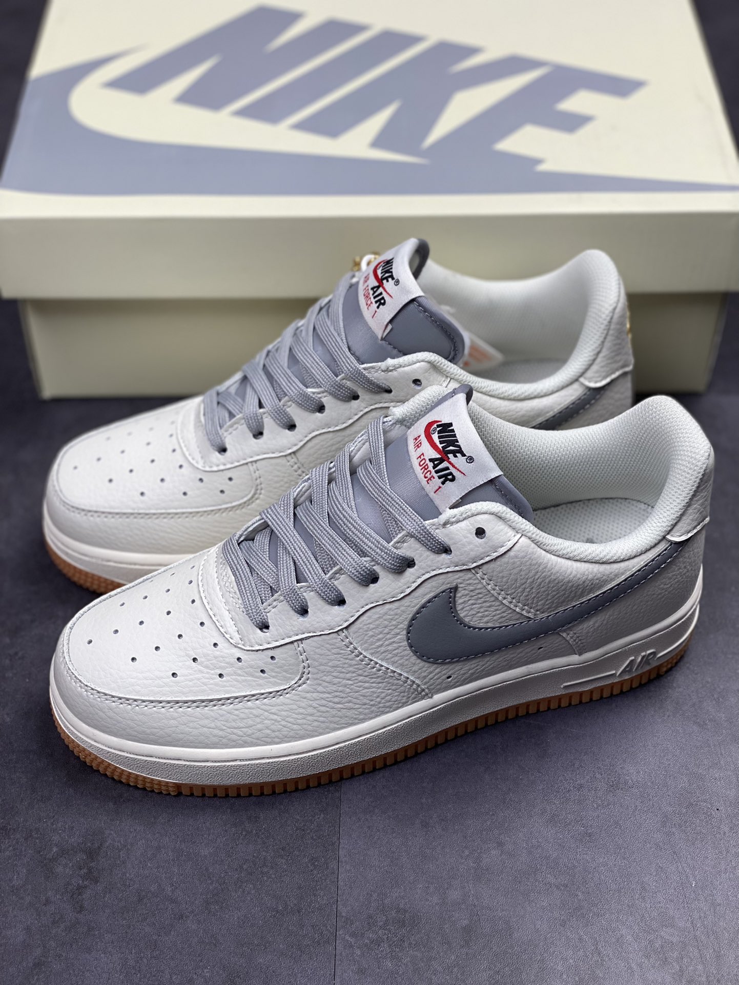 230 Nike Air Force 1 Low 07 白灰生胶 ML2022-115