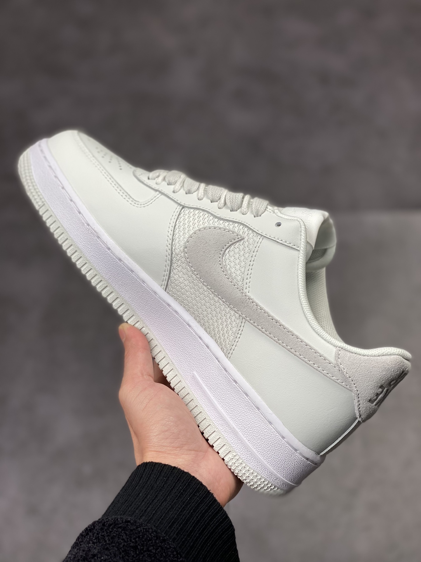 210 Nike Air Force 1 Low 07 x Slam Jam 联名白灰 DX5590-100