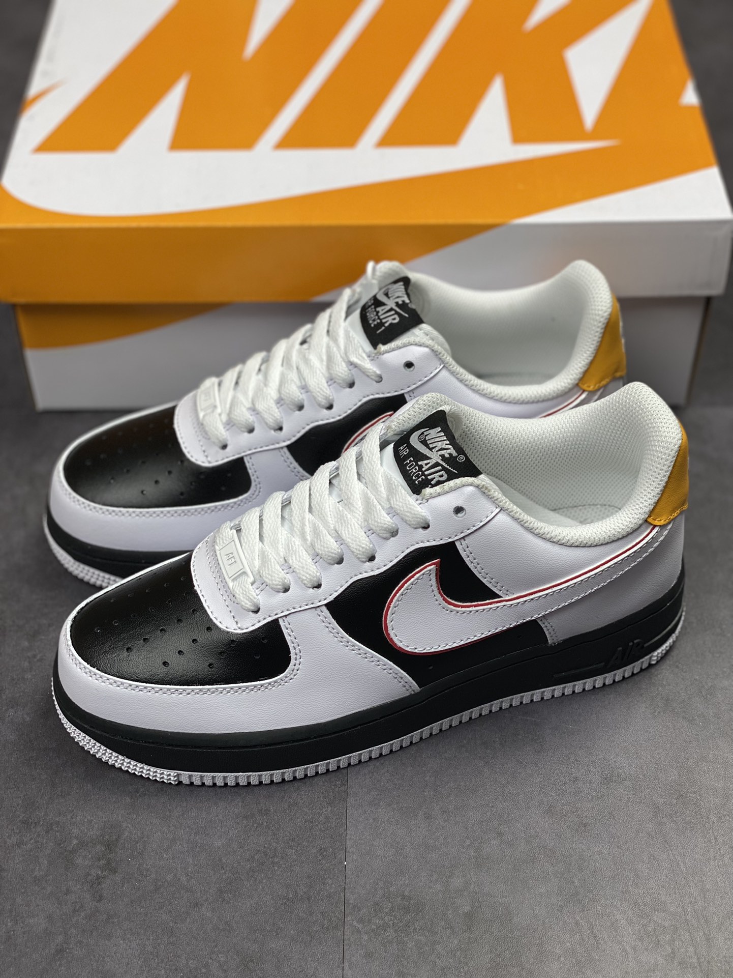 230 Nike Air Force 1 Low 07 李小龙白黑黄 KN2696-024