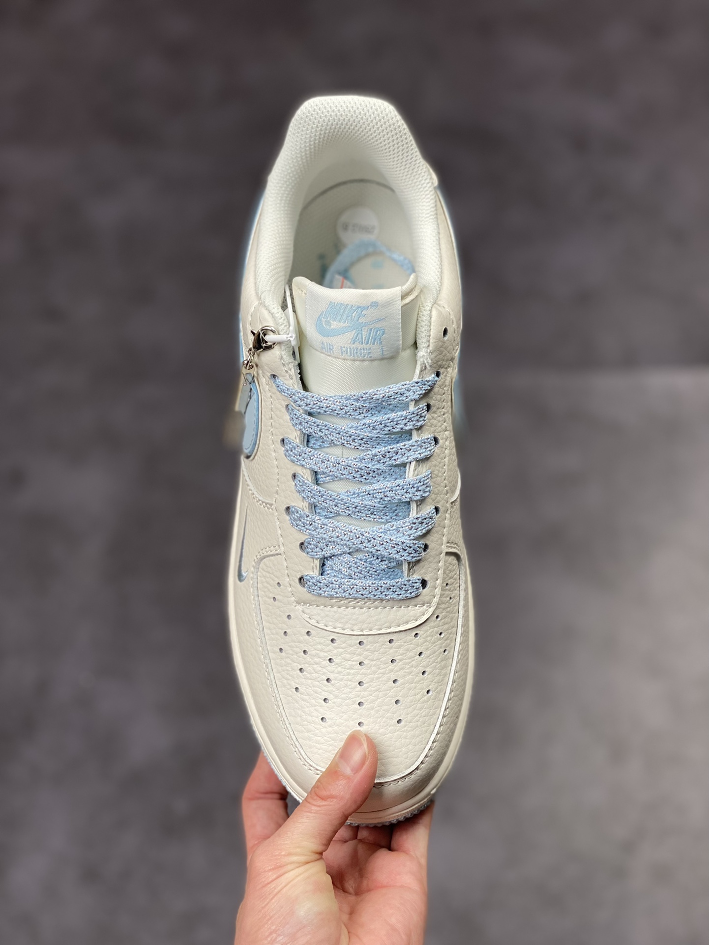 250 Nike Air Force 1 Low 07 白浅蓝小钩 BM1996-099