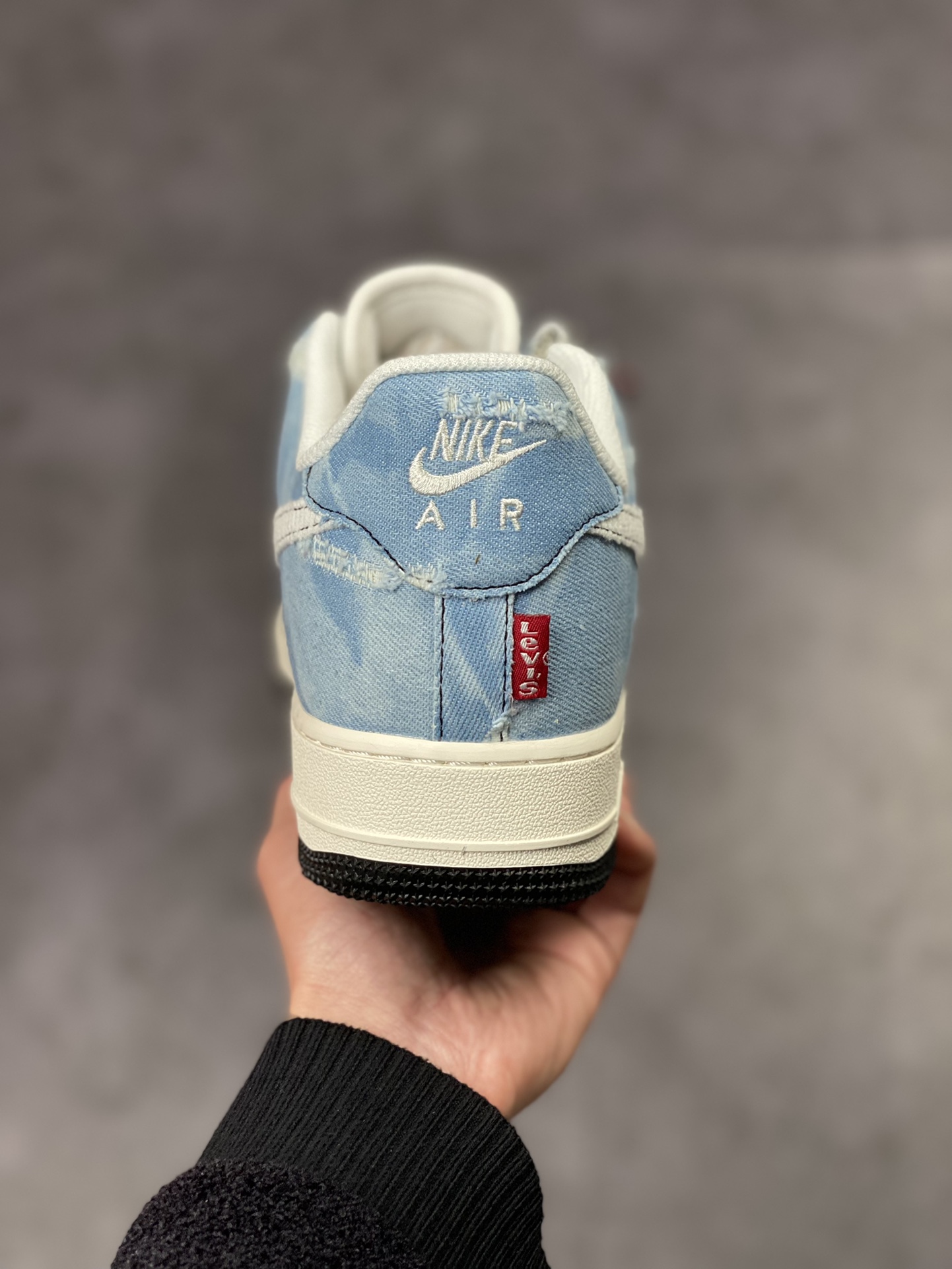 230 Nike Air Force 1 Low 07 蓝白红做旧牛仔 LE5050-012