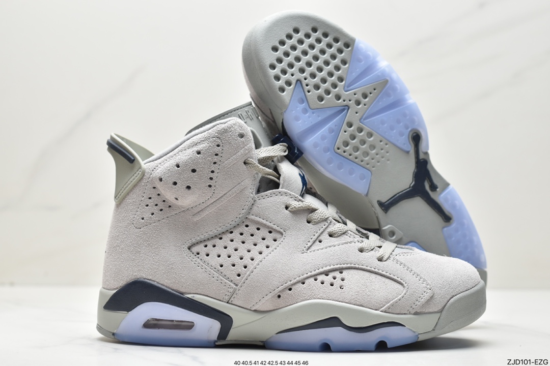 240 Nike Air Jordan 6 Retro”Georgetown” 乔治城灰蓝麂皮 CT8529-012