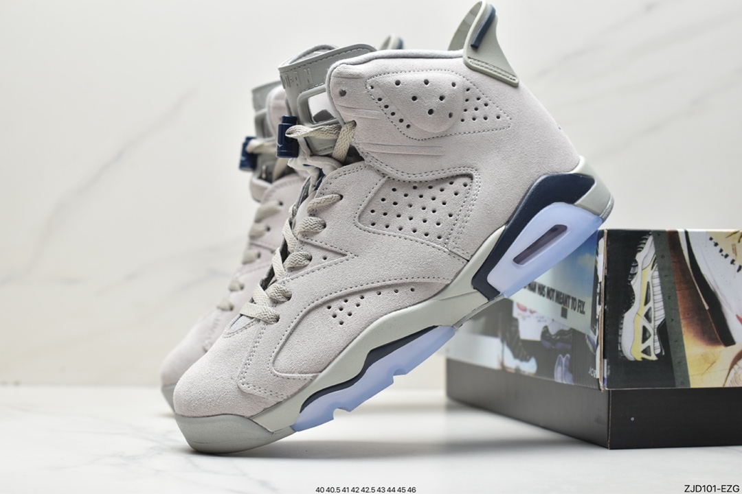 240 Nike Air Jordan 6 Retro”Georgetown” 乔治城灰蓝麂皮 CT8529-012