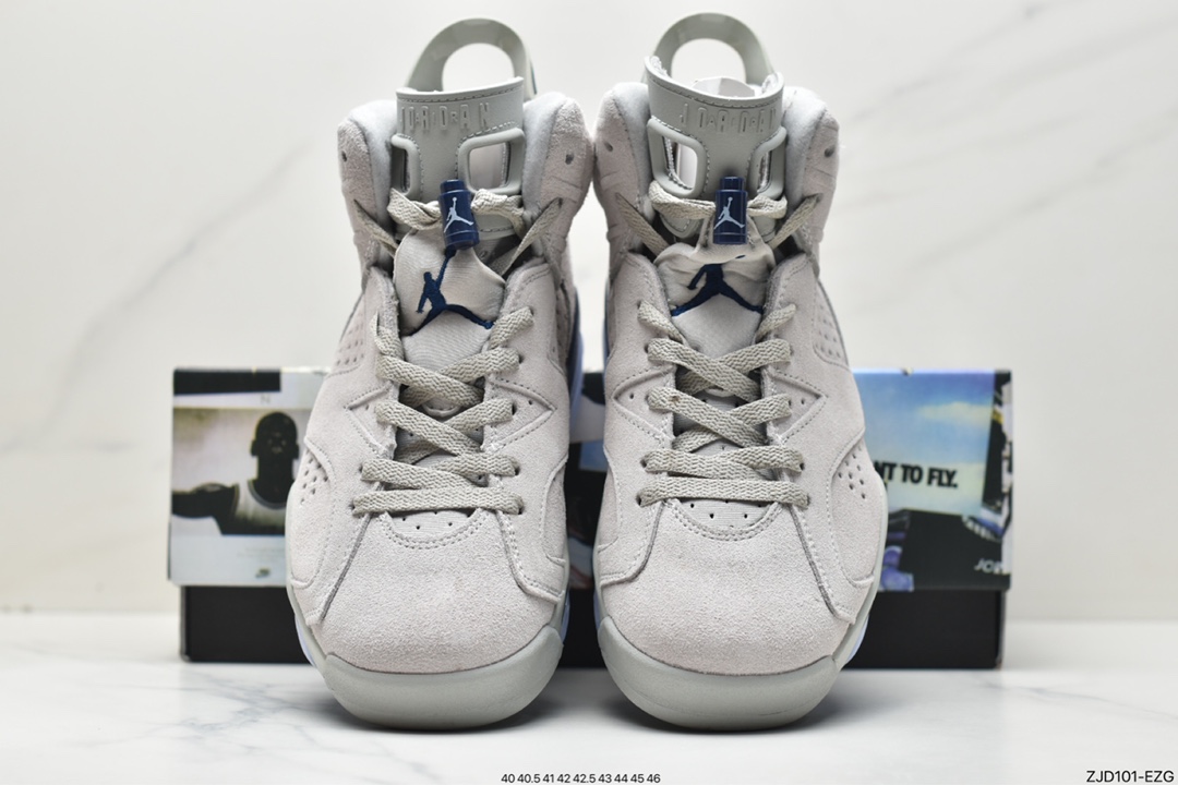 240 Nike Air Jordan 6 Retro”Georgetown” 乔治城灰蓝麂皮 CT8529-012