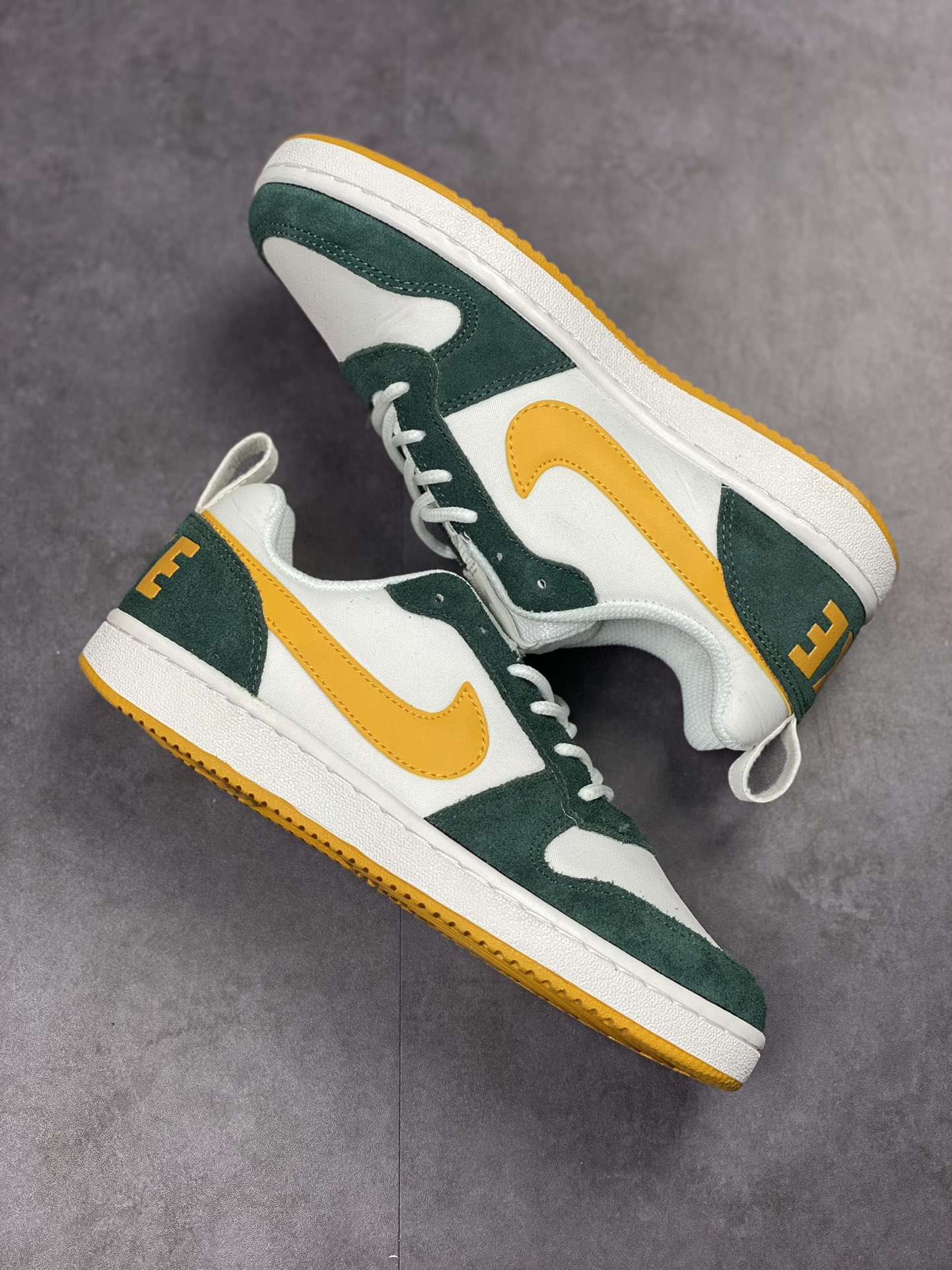 140 Nike Court Borough Low 2 白绿黄 独家全头层版本844881-100